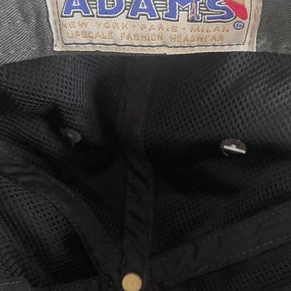 Vintage-style baseball cap with embroidered skull by Adams - Picture 6 of 7